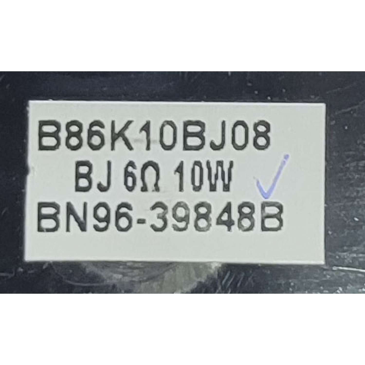 KIT DE BOCINAS PARA TV SAMSUNG / NUMERO DE PARTE BN96-39849C / 3Ω / 20W / KS9000 / BN9639849C / MODELO UN55KS9500FXZA FA01	 - Imagen 2